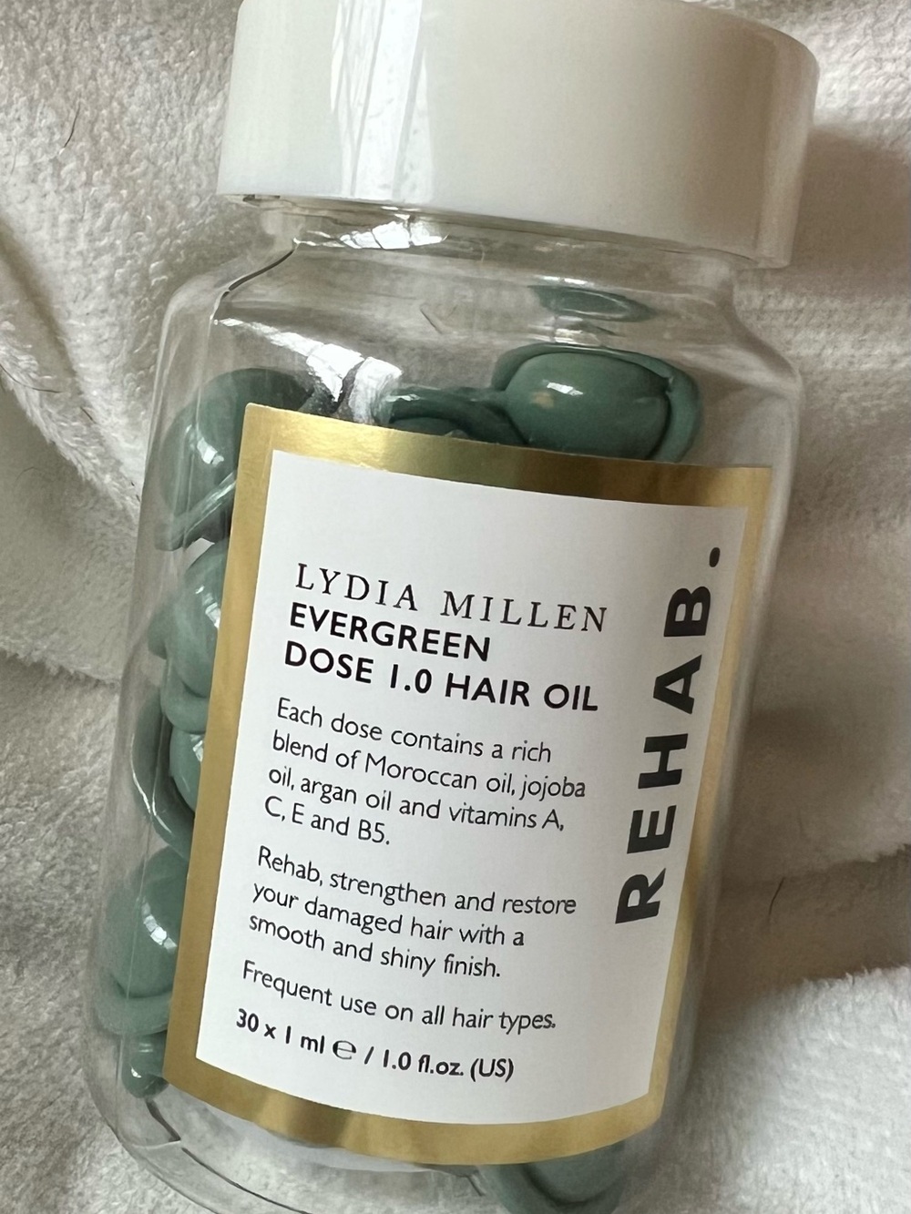 Lydia Millen REHAB Evergreen Dose 1.0 Hair Oil Capsules